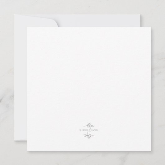 Cherry Blossoms Save The Date (Rückseite)