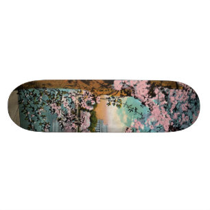 Cherry Blossoms Skate Board Skateboard