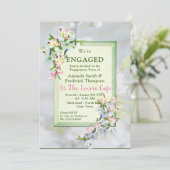 Cherry Blossoms Spring Party Einladung (Stehend Vorderseite)