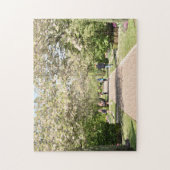 Cherry Blossoms Spring Regent's Park London UK Puzzle (Vertikal)