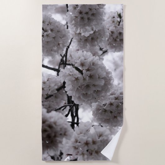 Cherry Blossoms Strandtuch (Vorderseite)