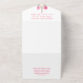 Cherry Blossoms Sweet 16 Floral Sechzehn Sakura Al All In One Einladung (Außenbereich)