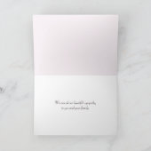 Cherry Blossoms Sympathiekarte Karte (Innenseite)