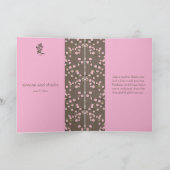 Cherry Blossoms Thank You Card Dankeskarte (Innenseite)