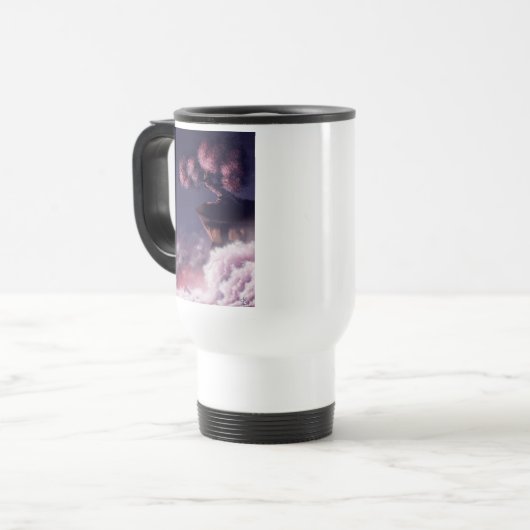 Cherry Blossoms Travel Mug Reisebecher (Vorderseite Links)
