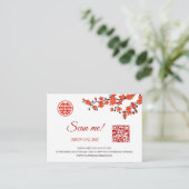 Cherry Blossoms UAWG Online | QR-Code Begleitkarte (Stehend Vorderseite)