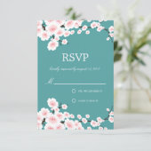 CHERRY BLOSSOMS | UAWG RSVP KARTE (Stehend Vorderseite)