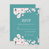 CHERRY BLOSSOMS | UAWG RSVP KARTE (Vorne/Hinten)