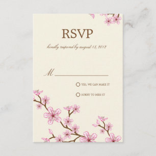 CHERRY BLOSSOMS   UAWG RSVP KARTE