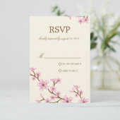CHERRY BLOSSOMS | UAWG RSVP KARTE (Stehend Vorderseite)