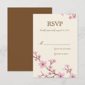 CHERRY BLOSSOMS | UAWG RSVP KARTE (Vorne/Hinten)