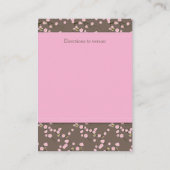 Cherry Blossoms Umschließungskarte Begleitkarte (Rückseite)