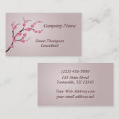 Cherry Blossoms Visitenkarte (Vorne/Hinten)