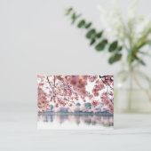 Cherry Blossoms Visitenkarte (Stehend Vorderseite)