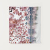 Cherry Blossoms Wandteppich (Vorderseite)