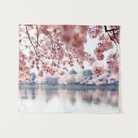 Cherry Blossoms Wandteppich (Vorderseite (Horizontal))