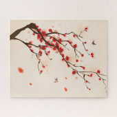 Cherry Blossoms Wasserfarbe Puzzle (Horizontal)