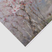 Cherry Blossoms Wasserfarbendekoupage Seidenpapier (Ausschnitt)