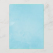 Cherry Blossoms Wedding Guest Details Begleitkarte (Rückseite)