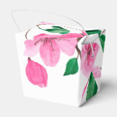 Cherry Blossoms Wedding Personalize Vielen Dank Geschenkschachtel (Rückseite)
