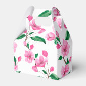 Cherry Blossoms Wedding Personalize Vielen Dank Geschenkschachtel (Rückseite)