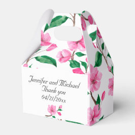 Cherry Blossoms Wedding Personalize Vielen Dank Geschenkschachtel