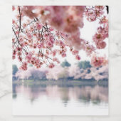 Cherry Blossoms Weinetikett (Einzelnes Label)