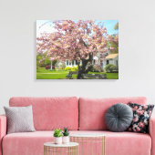 Cherry Blossoms Wrapped Canvas Leinwanddruck (Insitu (Wohnzimmer))