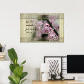 Cherry Blossoms You Are Beautiful Poster (Heimbüro)