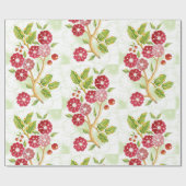 Cherry Blosson Design Wrapping Paper Geschenkpapier (Flach)