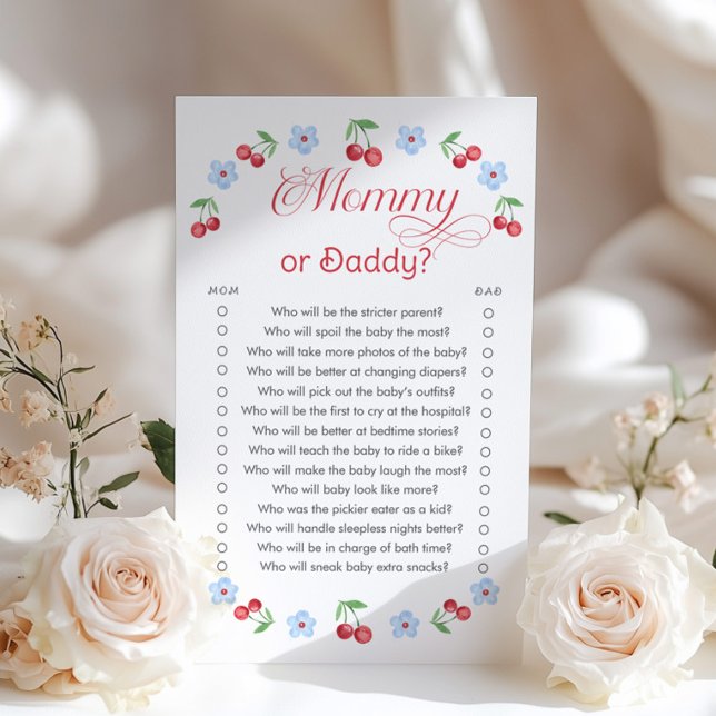 Cherry Blue Mommy oder Daddy Baby Duschgame (Von Creator hochgeladen)