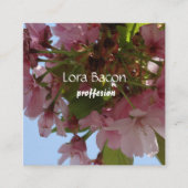 Cherry blüht eine benutzerdefinierte Visitenkarte (Vorderseite)