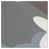 Cherry blüht floral Dusty Pink Blau Stoff (Nahaufnahme)