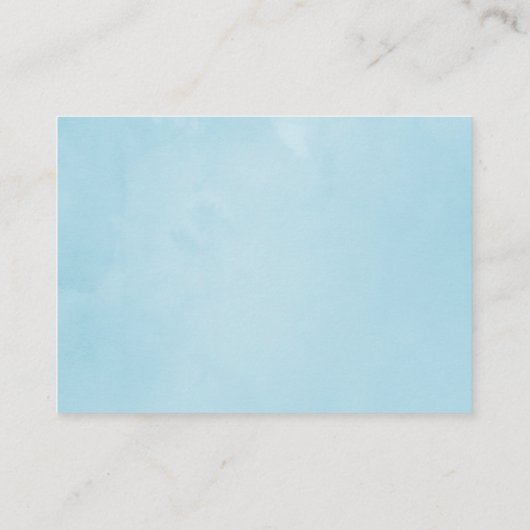 Cherry blüht florale Babydusche Windelwanne Windel Begleitkarte (Rückseite)