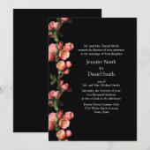 Cherry blüht kundenspezifische Hochzeitseinladunge Einladung (Vorne/Hinten)