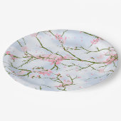 Cherry blüht Sakura Blumengarten Party Hochzeit Pappteller (Schrägansicht)