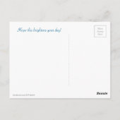 Cherry blüht Washington DC Painterly Watercolor Postkarte (Rückseite)