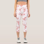 Cherry Blume 2 Capri Leggings (Vorderseite)