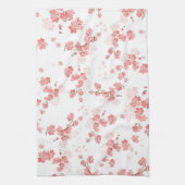 Cherry Blume 2 Geschirrtuch (Vertikal)