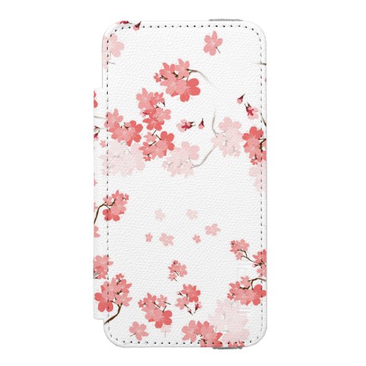 Cherry Blume 2 Incipio iPhone Geldbeutel-Hülle (Folio Vorderseite)