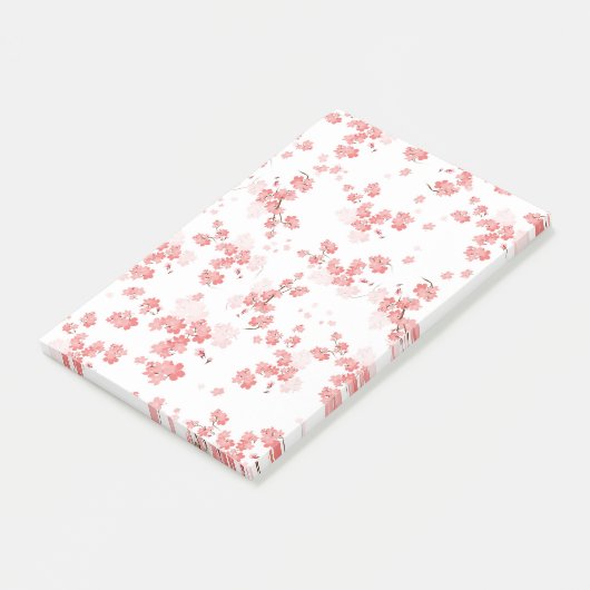 Cherry Blume 2 Post-it Klebezettel (angewinkelt)