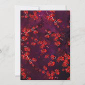 Cherry Blume 3 Dankeskarte (Vorderseite)