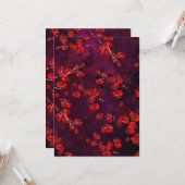 Cherry Blume 3 Karte (Vorderseite/Rückseite Beispiel)