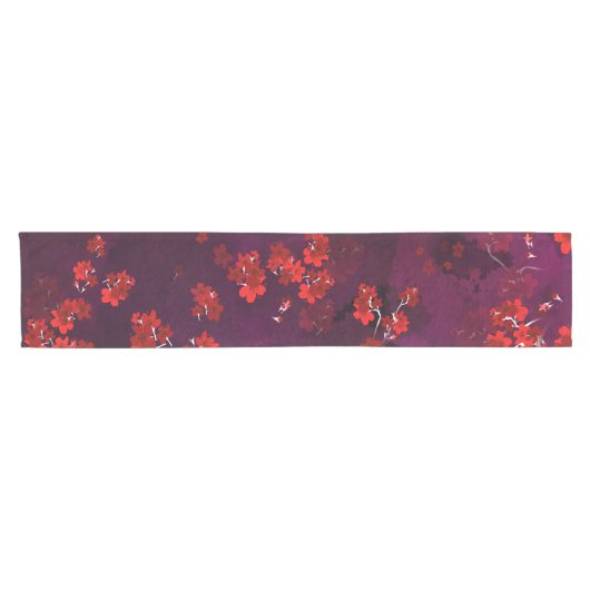 Cherry Blume 3 Kurzer Tischläufer (Horizontal)