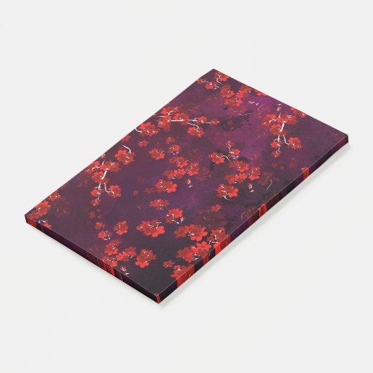 Cherry Blume 3 Post-it Klebezettel (angewinkelt)