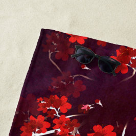 Cherry Blume 3 Strandtuch