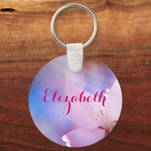 Cherry Blume Himmlische Persönlichkeit Schlüsselanhänger (Vorderseite)