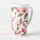 Cherry-Blume-Muster Milchtasse (Rechte Ecke)