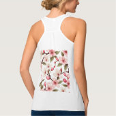Cherry-Blume-Muster Tank Top (Rückseite)