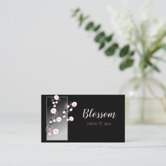 Cherry Blume Visitenkarte (Stehend Vorderseite)